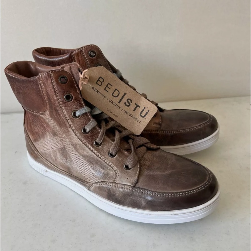Bedstu Workshop Men’s Lordmind Leather Sneaker Starry Night NWOT